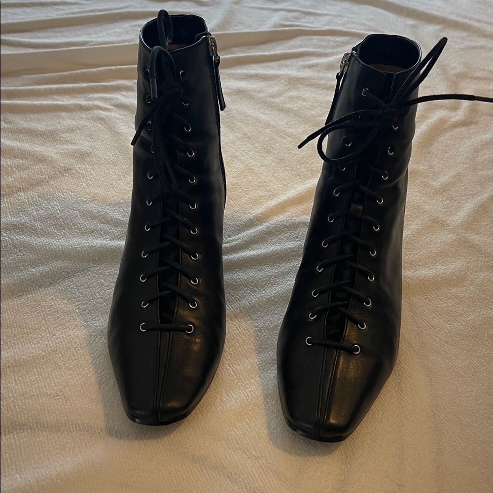 Linea Paolo Sanya Lace Up Boots - Picture 2 of 9